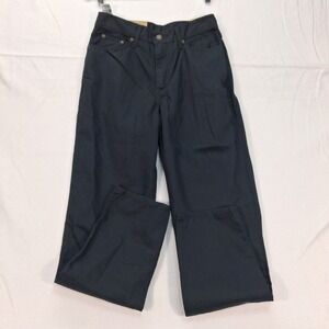 Levi's Mom Jeans Women 29x30 High-Waisted Black Straight Leg NEW